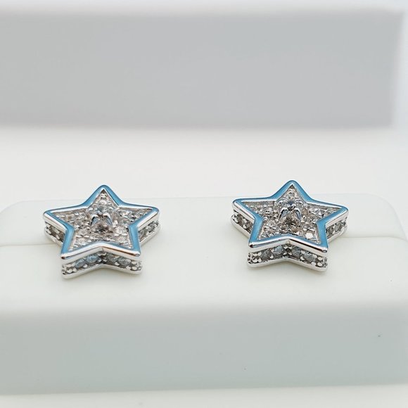 "925 Sterling Silver Cubic Zirconia Earrings, U19254834 - Picture 4 of 11